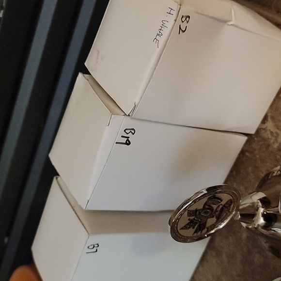 Set of 3 Silver Coloured and Copper Bells with BC First Nations Artwork - Picture 13 of 14